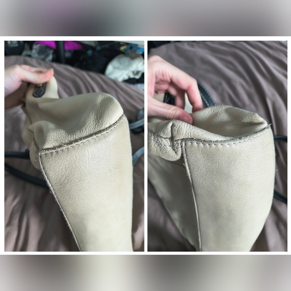 American Leather Co Black And White Purse - Picture 11 of 12